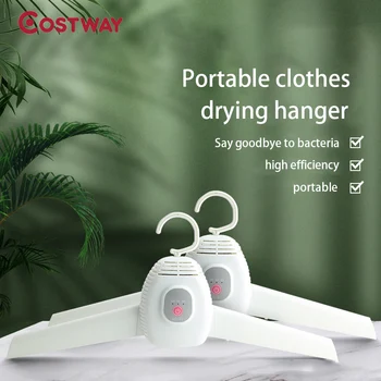

COSTWAY Portable Clothes Dryer Quick Drying Electric Shoe Dryer Household Laundry Plastic Drying Rack Hanger For Sweaters