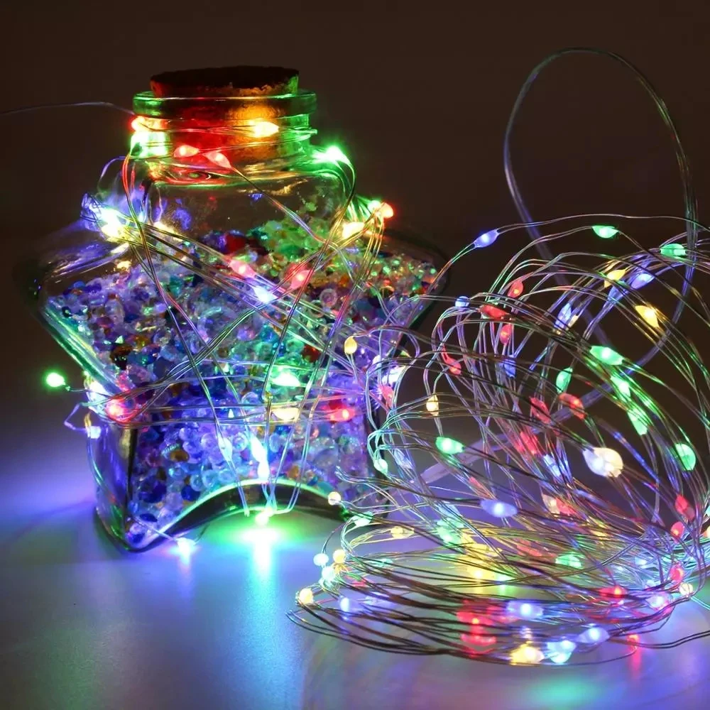 Usb Sound Activated Led Music String Light Christmas Decorations For Home Party 
