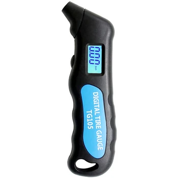 

(Battery Include) Digital Car Tire Gauge Auto Tyre Air Pressure Meter Manometer Barometers Tester for Car Truck Motorcycle Bike
