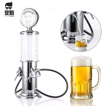 

YAJIAO Double Ports Beer Dispenser For Pourer Water Liquid Drink Dispenser Wine Pump Machine Cocktail Bar Drinking Corkscrew