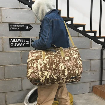 

Outdoor Handbag Tactical Military Camouflage Travel Shoulder Bag Large Sport Army Bag Male Gym Handbag Tourist Luggage Bag