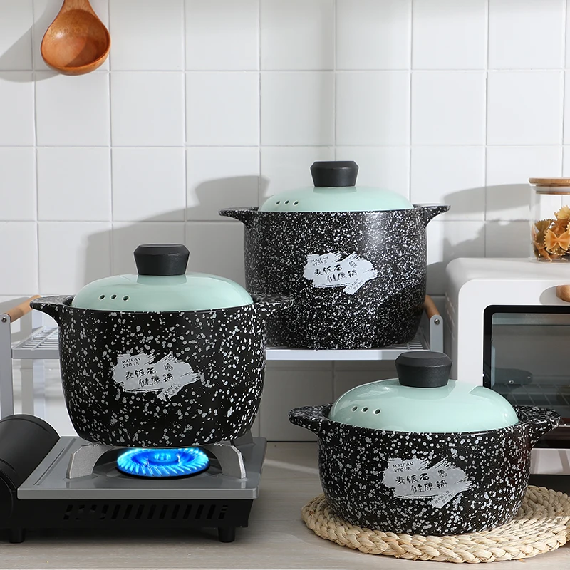 Ceramic Kitchen Pot Non Stick Pans Japanese Health Large Cookware Pots