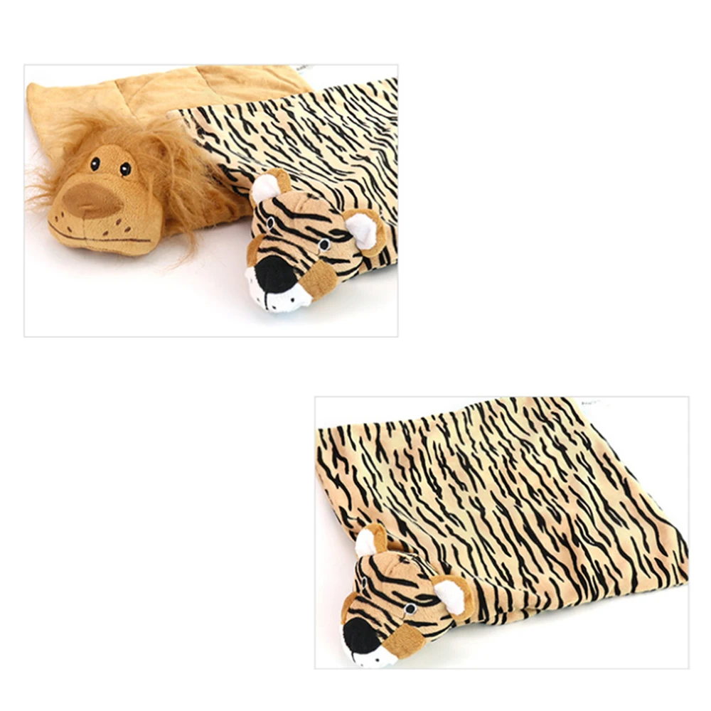 New Pet Plush Teasing Cat Squeaky Paper Pad Sizzling Interactive Scratch-resistant Toy Cat Sports Playground