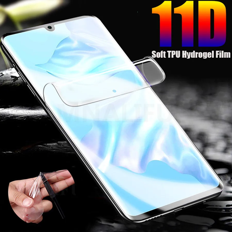 11D Front Back TPU Hydrogel Film Full Premium Screen Protector For Huawei P30 P20 Mate 20 P30 Pro Honor V30 Pro View 30 20 8X 9X 1 3pcs full curved hydrogel film for honor 50 pro view 40 30 20 x10 x30 max 8x 9x 10 20 30 50 lite 30s 30i 20i 10i 20s not glass