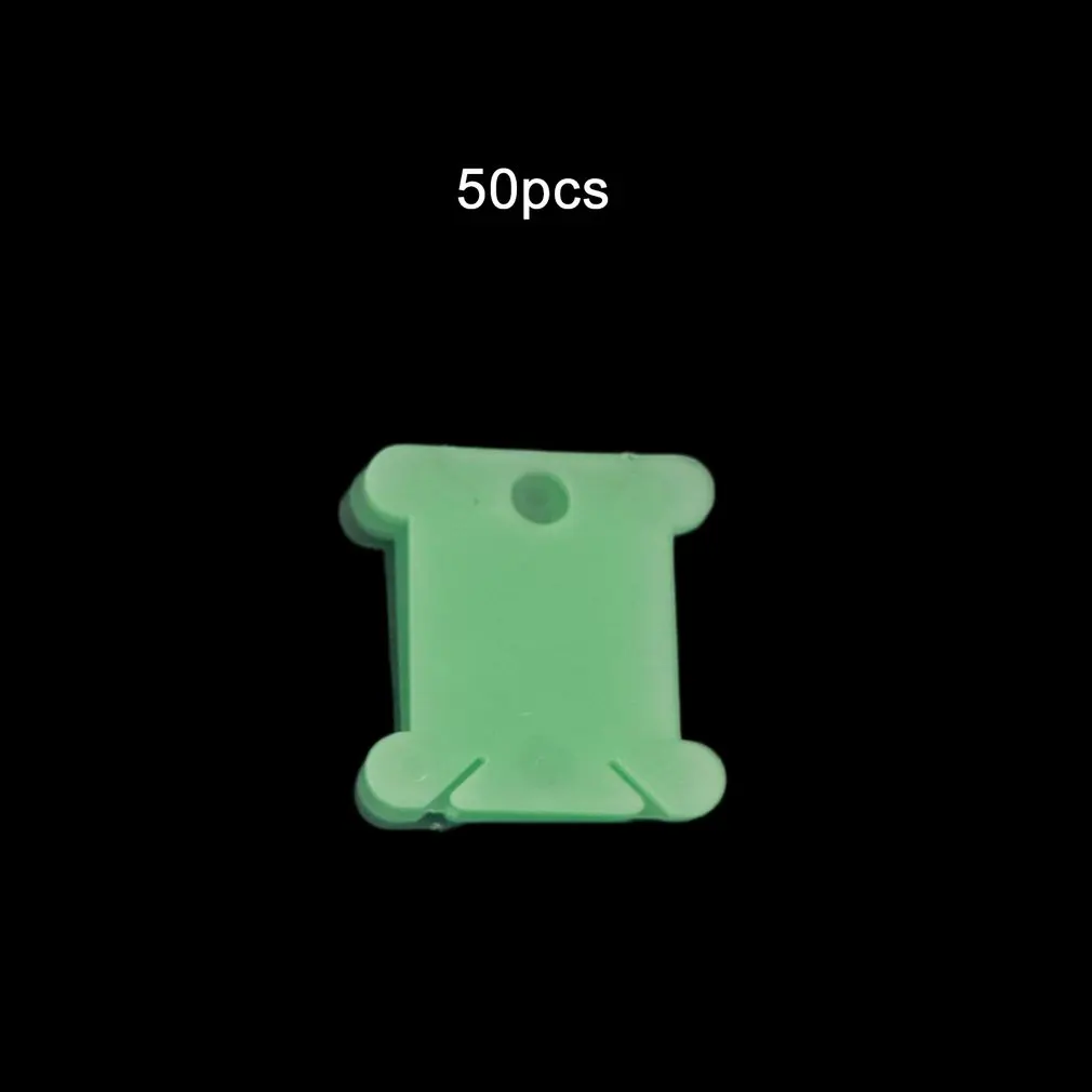 50 green Прочный инструмент для вышивания крестиком, пластиковый инструмент для вышивания, Универсальный Набор для вышивания - Цвет: 50 green