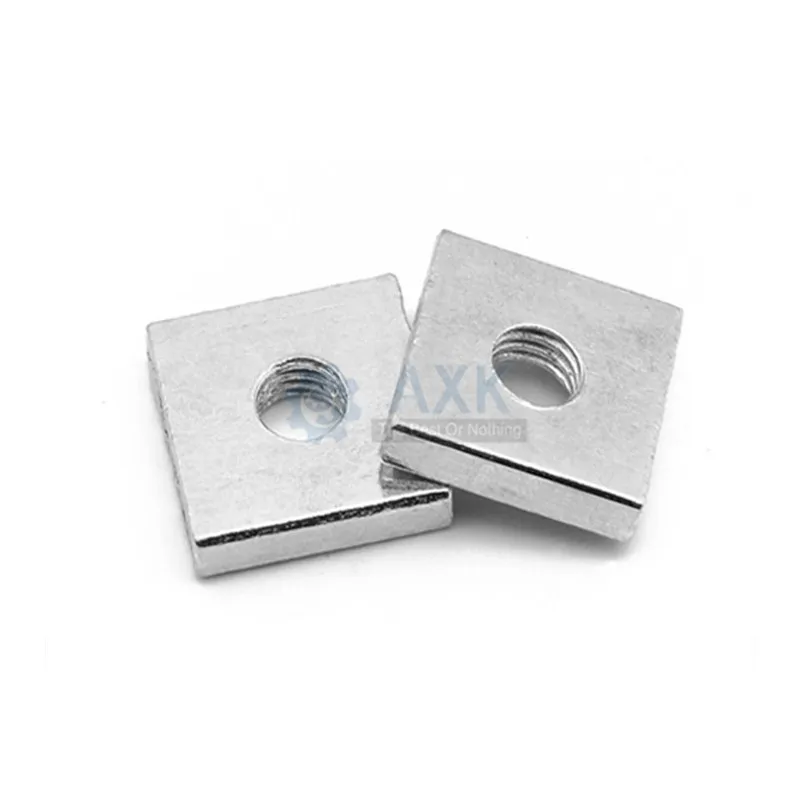 DIN562 M3 M4 M5 M6 M8 Сталь квадратные тонкие гайки DT