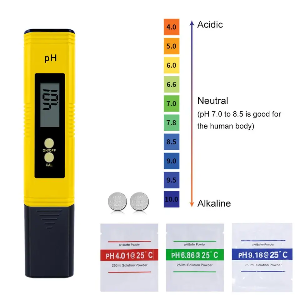Protable Lcd Digital Ph Meter For Brewing Aquarium Pool Water Wine Urine Tds Meter Self Calibrating 10pcs Ph Meters Aliexpress