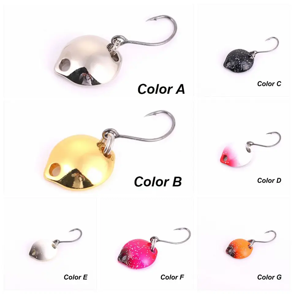 Lot De 5 Leurres Cuillères Métal – 10g à 30g – Pour Truite, Brochet, Bass