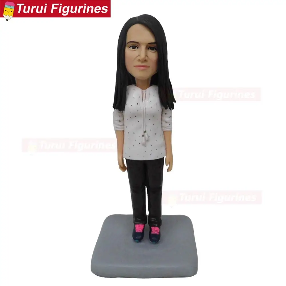 Personal Sculpture military officer sculpture mini statuette custom bobblehead for politicians make a bust from photos to figuri