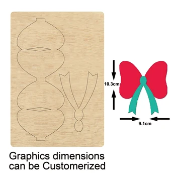 

bow cutting dies new die cut &wooden dies Suitable for common die cutting machines on the market