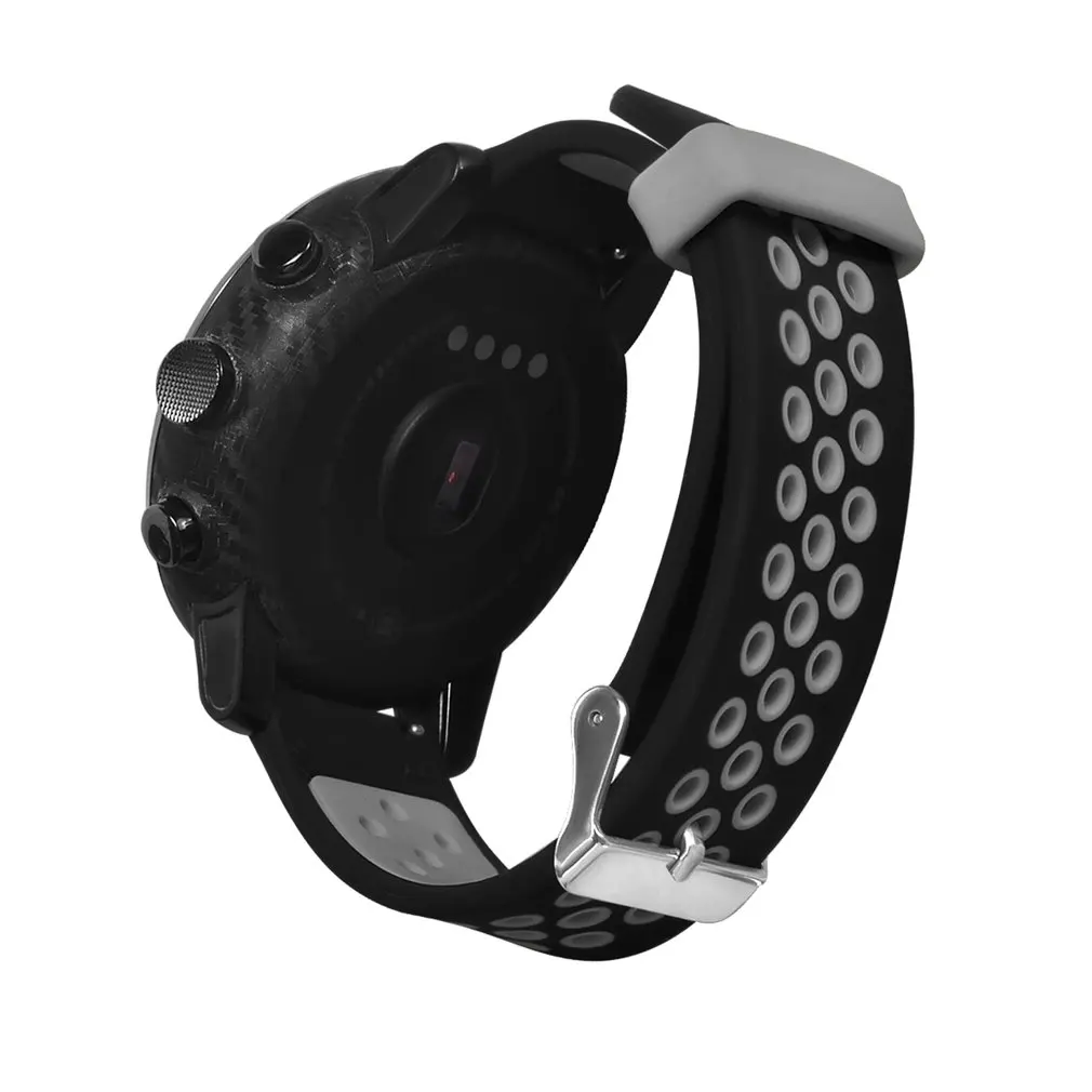 Мода для Huami для Amazfit Смарт-часы 2/2S Stratos 22 мм двухцветный вентилируемый с ремешком мягкий силиконовый ремешок для часов
