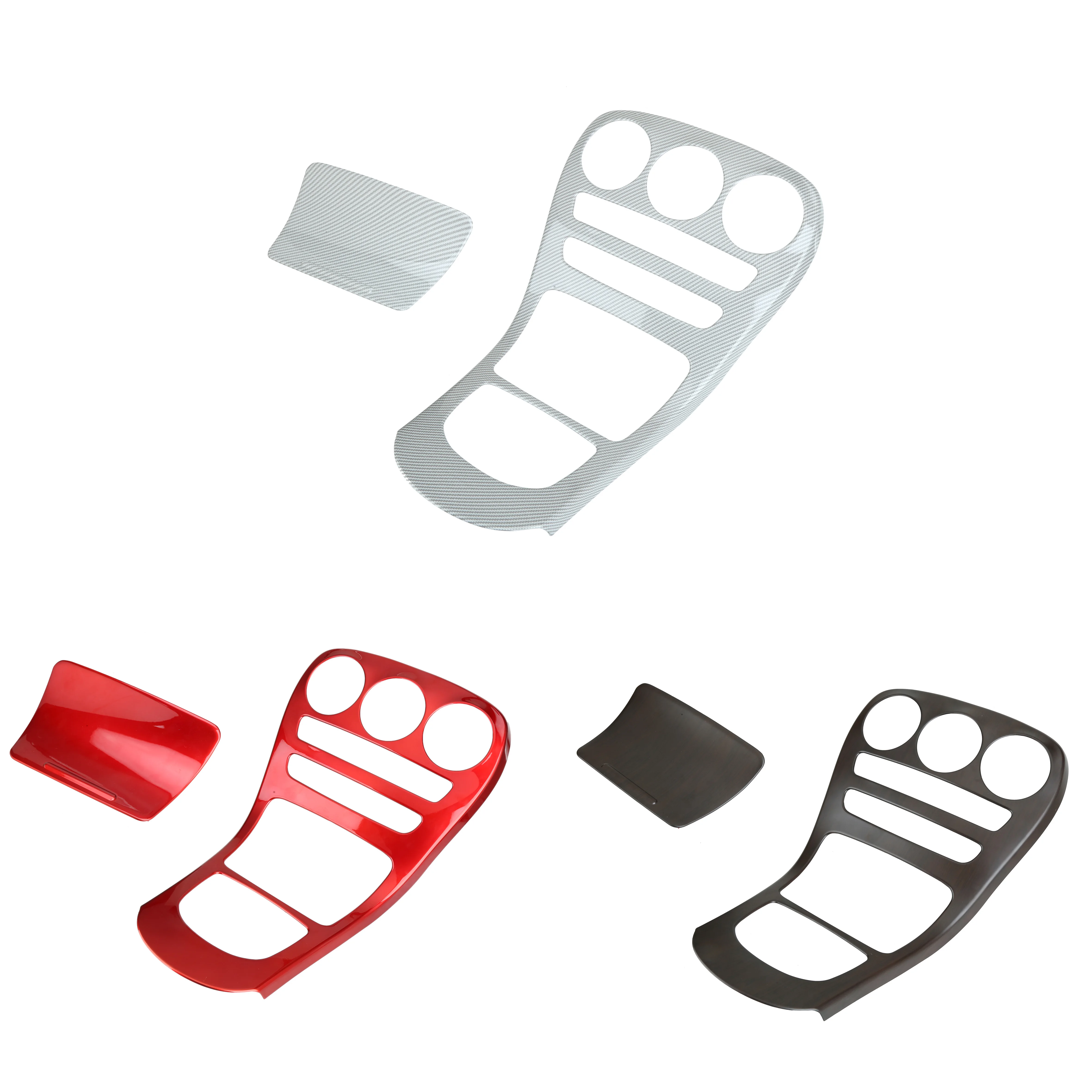 Автомобильная ABS углеродное волокно центральная консоль панельная Накладка для