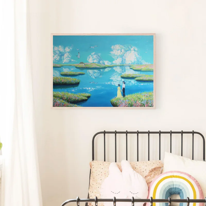HOWL'S MOVING Castle Wall Art Print