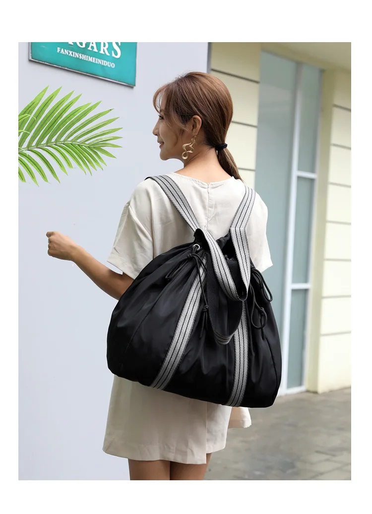 Bolso moderno de nailon de alta calidad para hombre y mujer, bolso marinero  de cuerda Simple, bolso de hombro H254D| | - AliExpress