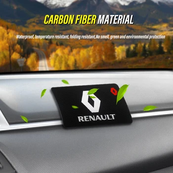 

Car Logo Anti Slip Mat Phone Holder Non-Slip Mat non slip Pad For Renault Twingo Clio Captur Megane 2 3 Kadjar Scenic Koleos Zoe