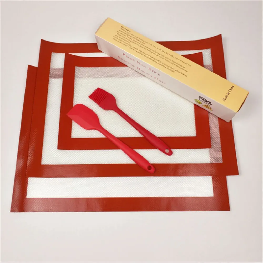 Silicone baking mat for bake pans macaroon pastry cookie bread non-stick oven sheet liner kitchen bakery tools silicone baking mat oven liner silicone baking tray
