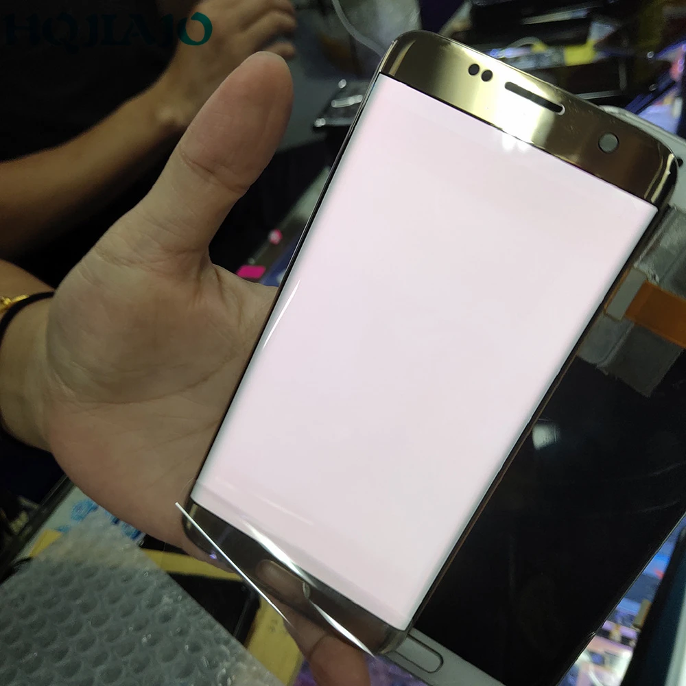 

Burn problem AMOLED LCD Screen For Samsung Galaxy S7 edge G935 G935 Touch Screen Digitizer Assembly LCD Display With Frame