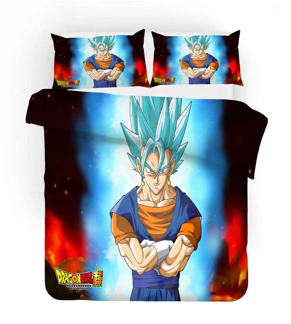 MUSOLEI DRAGON BALL, 3D принт, Комплект постельного белья, Королевский размер, пододеяльник, одеяло, набор, микрофибра, для дома, кровати, комнаты, Gife текстиль, Q42