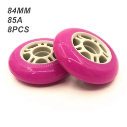 Inline Wheels 85A 84MM Inline Skates Wheels Tire for Speed Skating Shoes Tires Replace Powerslide Cityrun Simmons Skates Wheels