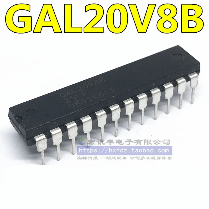5 шт GAL20V8B-25LP GAL20V8B GAL20V8 DIP-24 GAL20V8B-25 DIP | Электронные компоненты и принадлежности