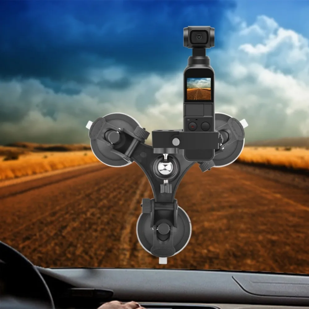 Для DJI Osmo карманная присоска автомобильный держатель крепление для автомобиля стекло присоска держатель для вождения рекордер штативы для DJI OSMO Карманный