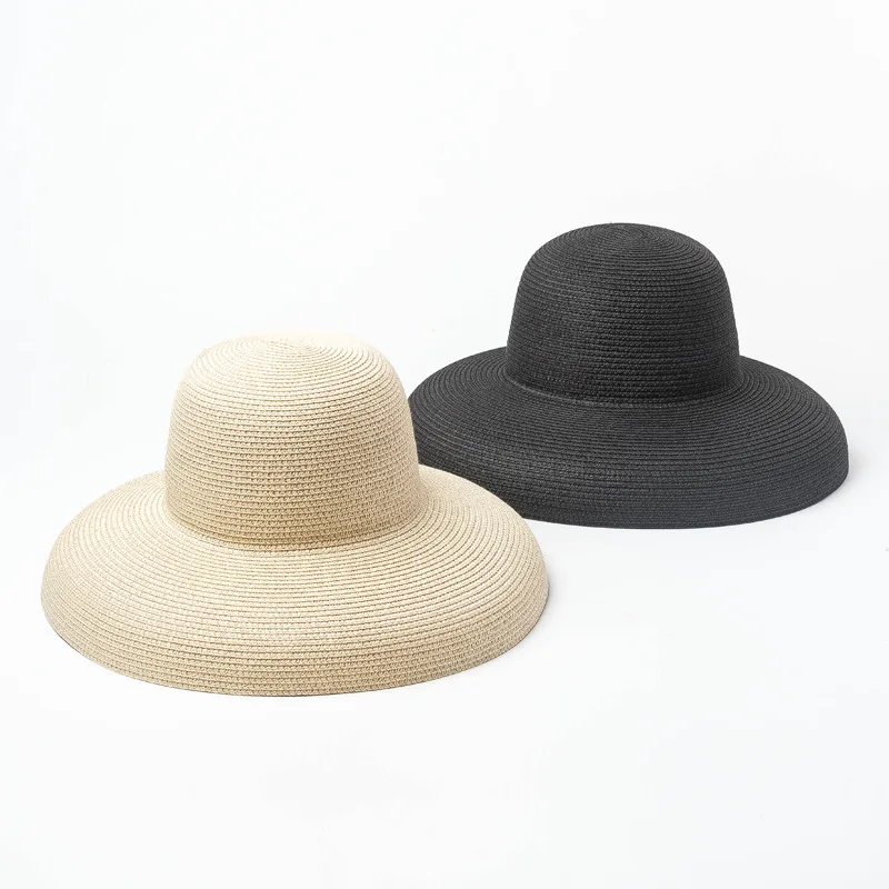 

Spring And Summer New Style Retro Dome Droop Eaves Papyrus Bowler Hat Outdoor Sunshade Sun-resistant Stage Catwalks Concave Mode