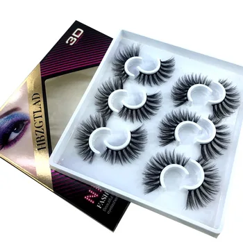 

New 6 pairs 6D Mink Lashes Natural False Eyelashes Dramatic Volume Fake Lashes Makeup Eyelash Extension Silk Eyelashes
