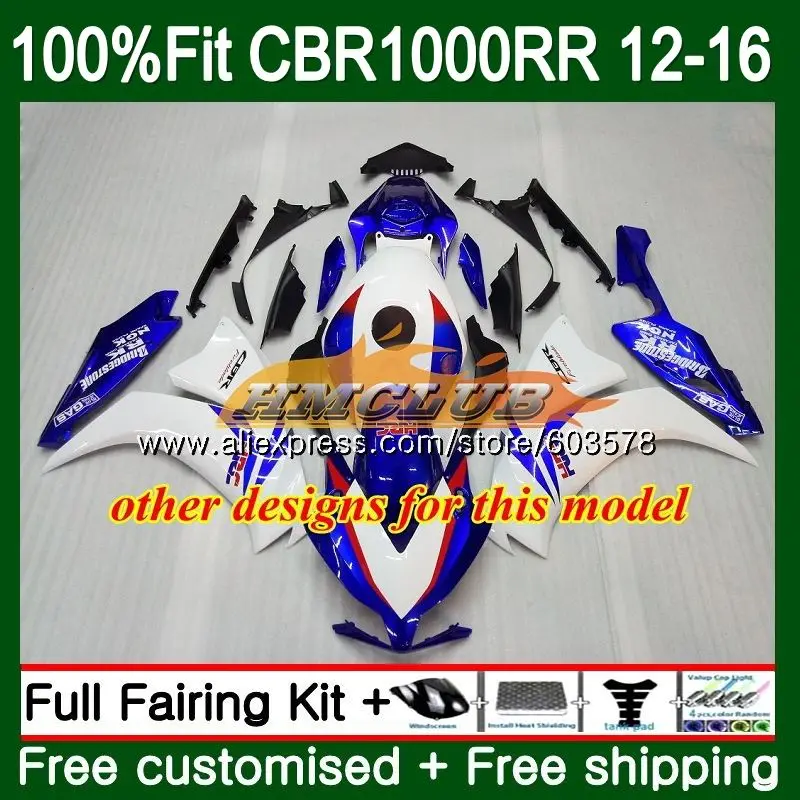 Инъекций для HONDA CBR 1000RR 1000 RR 2012 2013 83CL. 4 CBR1000 RR CBR1000RR 12, 13, 14, 15, 16, белые, красные обтекатели