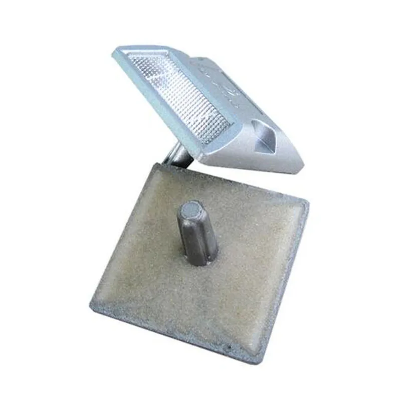 Белый отражатель Алюминиевый Дорожный штифт с хвостовиком/без хвостовика типа