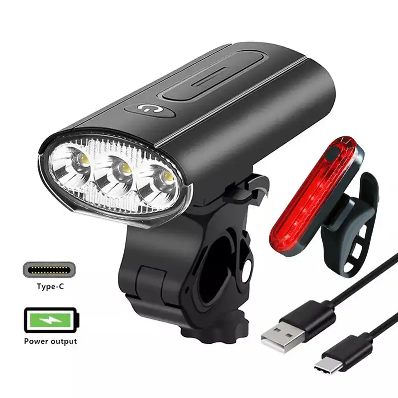 自転車照明フロントusb充電式自転車ライト電源銀行サイクリングランプ3t6ランタンled強力な懐中電灯mtbアクセサリー 自転車用ライト Aliexpress