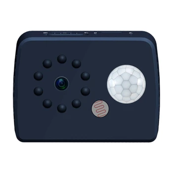 

MOOL Inductive Camera 1080P Convenient Human Body Induction 1080P Camera Black Monitor Night Vision Camera Concealed