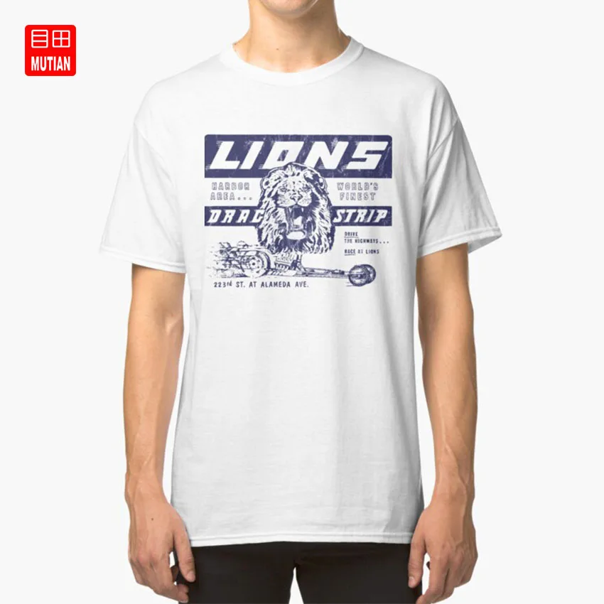 Когда-то в Голливуде Брэд Питт/Клифф стенд Львы Драг полоса проблемная Футболка