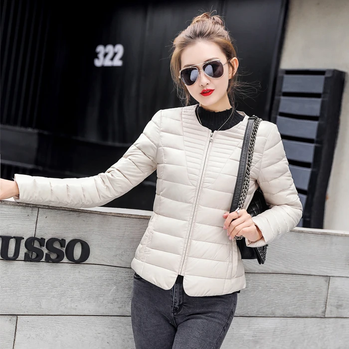 

Winter Jacket Women Clothes 2020 Fashion Ultralight Parka Vintage Style Women's Jackets Short Warm Thin Plus Size ZT1908