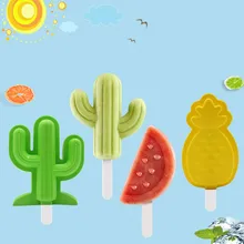5 шт./компл. летние креативные формы для льда кактус фрукт арбуз ананас формы для льда DIY принадлежности для мороженого