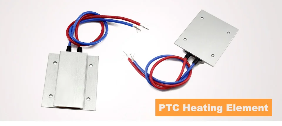 instrumentação elemento 50x44x6mm 220v 70 270c do calefator do ptc de 2 pces