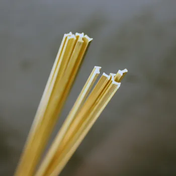 

Surwish10Pcs 7cm/23cm/32cm/33cm 1:87 HO Scale Copper Alloy Track Model Long Train Decor Props Model Train Accessories - Golden