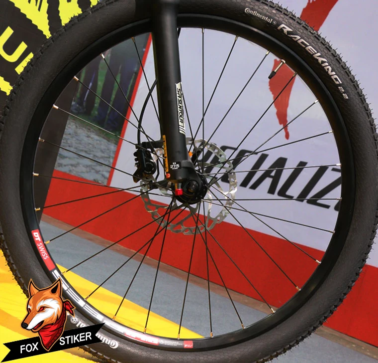 27 5 er MTB обод колеса наклейка дорожный велосипед наклейки Цикл Светоотражающие