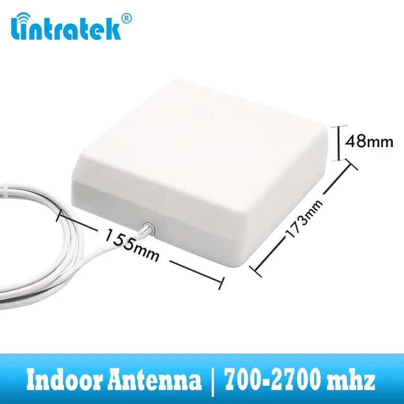 Lintratek 9dbi 700-2700 МГц 2G 3G 4G Внутренняя панельная антенна GSM CDMA WCDMA LTE UMTS внутренний ретранслятор антенна 4G LTE настенная антенна