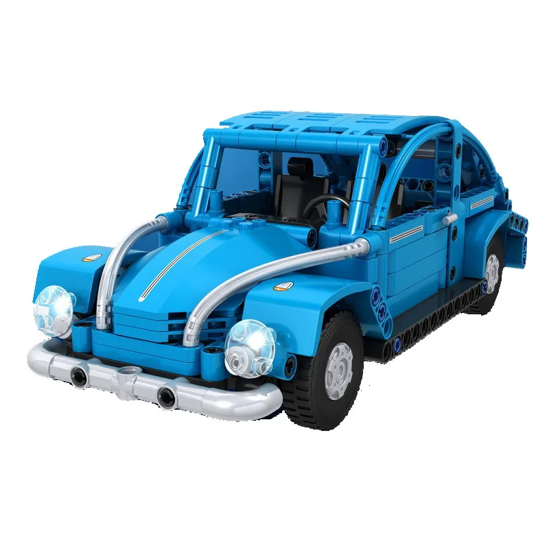 

314pcs Beetle City Small Car Technical Vehicle 1 change 2 Model Building Block Educational Assembly Collection Toys For Children