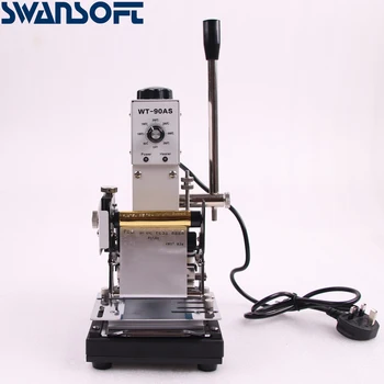 

SWANSOFT ID PVC Cards by Manual Hot Foil Stamping Machine Card Tipper Embossing Machine with 220V/110V