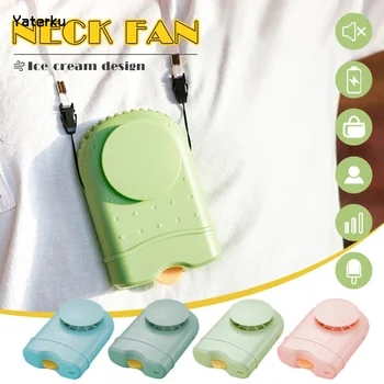 

Mini Portable Cooling Fan Usb Rechargeable Adjustable Hand Free Neckband Hanging Fans For Home Office Outdoor Traval#y#g40