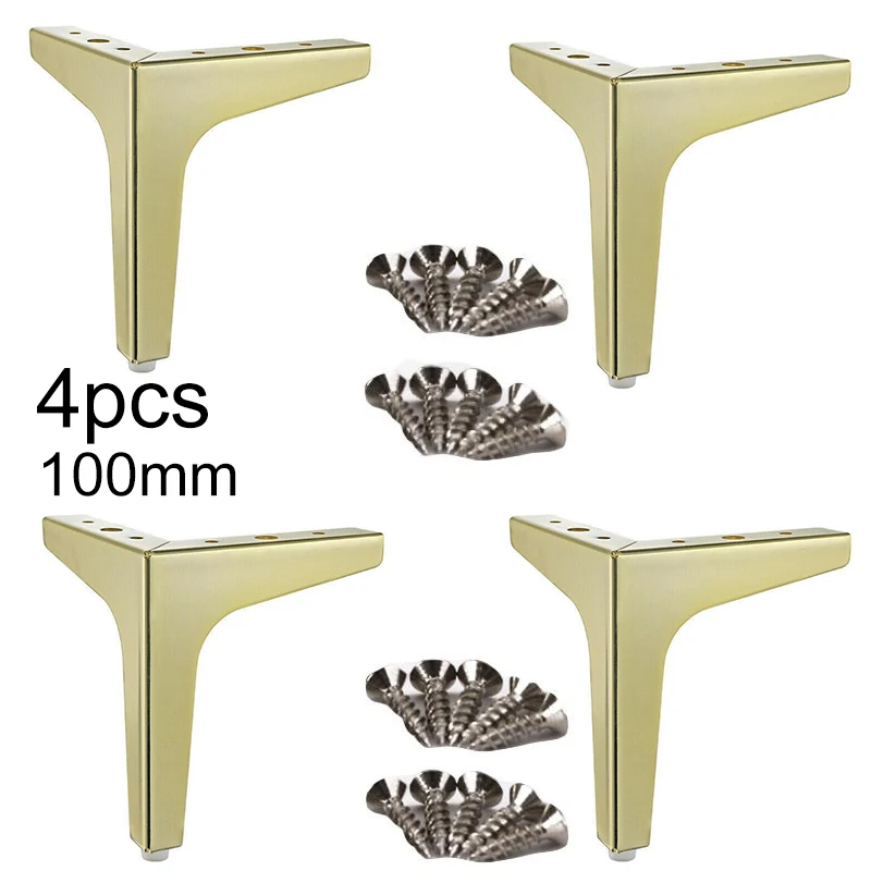 

4pcs Sofa Legs Mounting Screws Preventing Scuffs Scratches Chair Cabinet Closet Hardware Furniture Feet