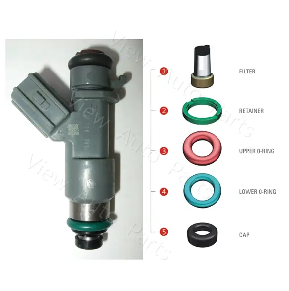Комплект уплотнений для ремонта топливного инжектора 300 Honda Acura 16450R70A01 VD-RK-0221 |
