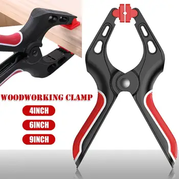 

4/6/9 Inch Spring Woodworking Clip Plastic A Word Background Clip Nylon Tool DIY Woodworking Tools Plastic Nylon Clamps