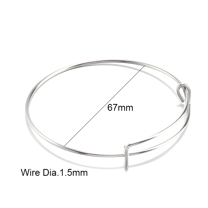 5 шт. регулируемые браслеты из нержавеющей стали|Браслеты-манжеты| |