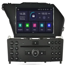 Android 9,0 автомобильный dvd-плеер для MERCEDES BENZ GLK 2008 2009 2010 gps навигация 2 Din автомобильный радиоприемник wi-fi-мультимедиа стерео rds-система