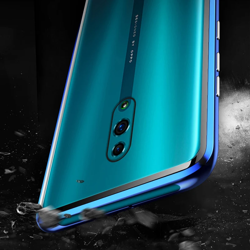 Магнитный чехол для OPPO Realme X2 5 3 Pro Ace K5 XT 730G Reno 2 Z 2Z чехол с двойным стеклом взрывозащищенный чехол 360 полная защита