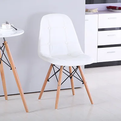

Eames Home Computer Chair Dining Chair Leisure Chair Modern Minimalist Style Solid Wood Conference Chair Armchair Office Chair