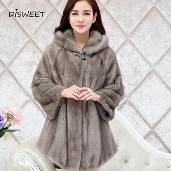 

Fashion Hooded Faux Fur Coat Ladies Winter Simple Long Sleeve Loose Women'S Jacket Casual Solid Slim Irregular Jacket Woman 2019