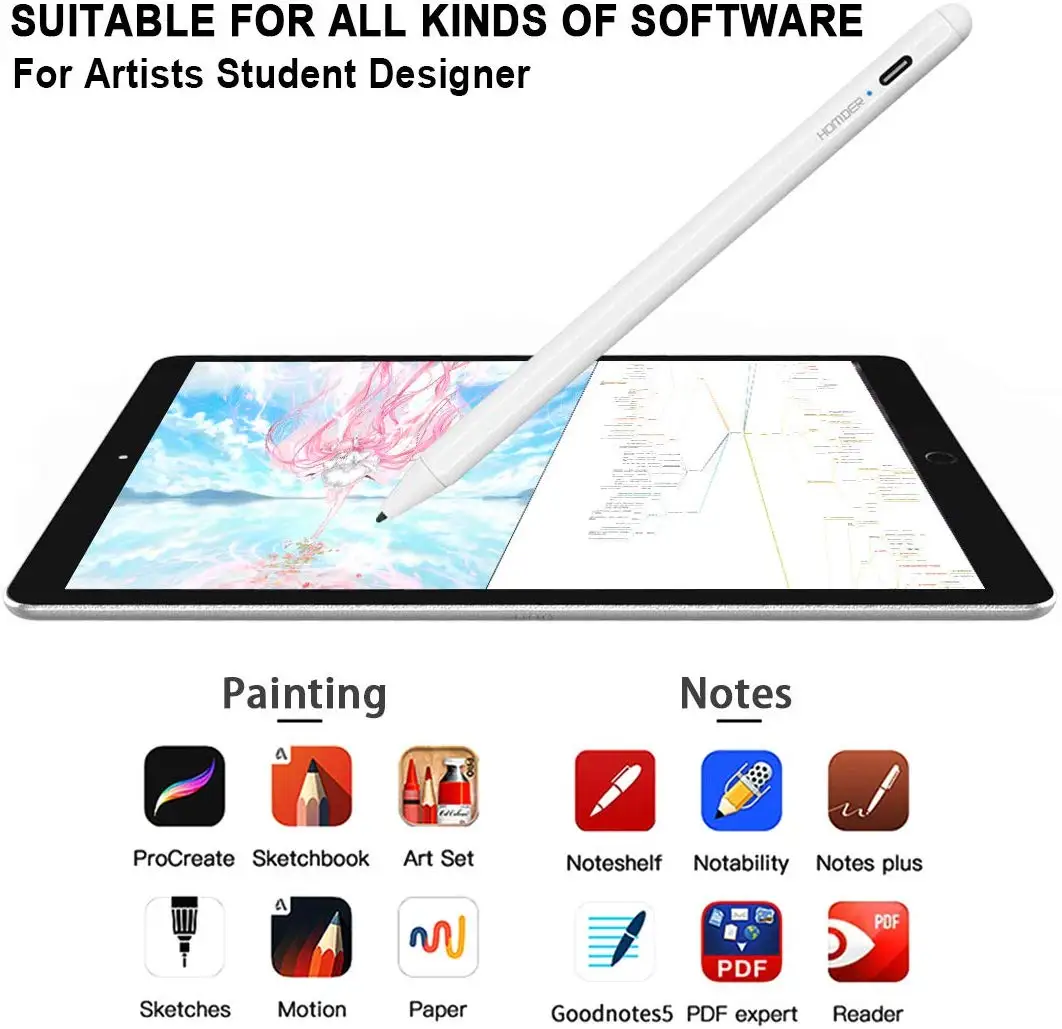 2nd Gen Stylus Pencil Special Tablet Pen For IPad IPad Pro Active Digital Pen Only For IPad 2018 Release Or Later Models